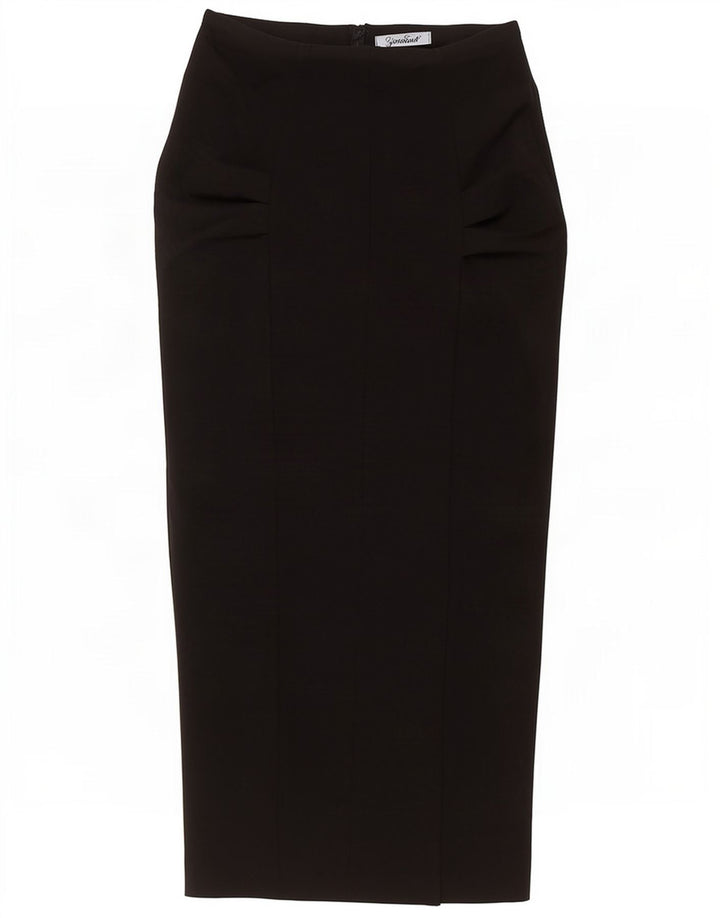 Zara Femme Jupe Maxi Moyenne W28 Coton Noir