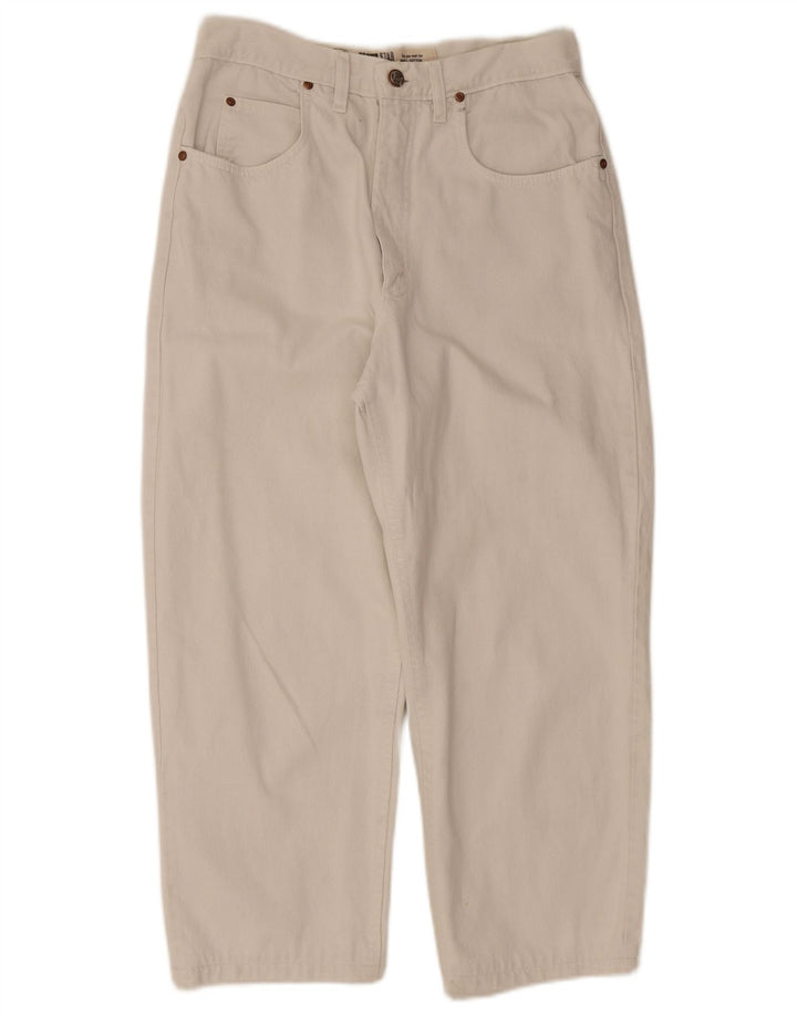 Lee Jean Court Riders W33 L24 Homme Blanc Coton