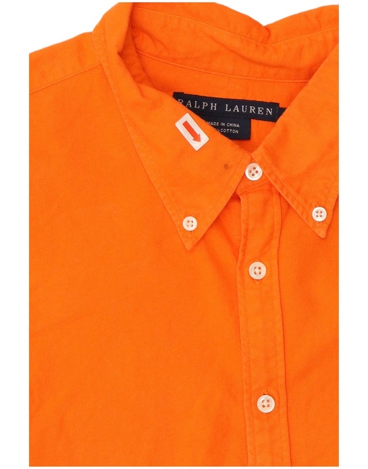 Chemise Ralph Lauren Garçon 13-14 ans Orange Coton