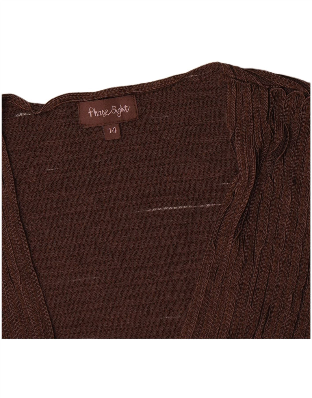 Phase Eight Boléro Femme UK 14 Nylon Marron Moyen