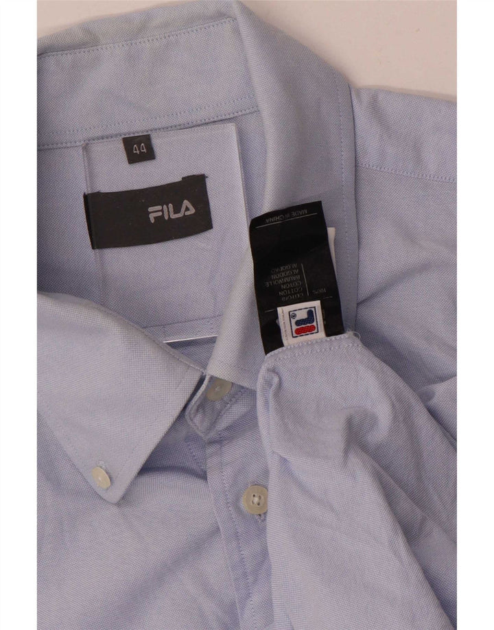 Fila Chemise Homme Taille 44 XL Bleu Coton