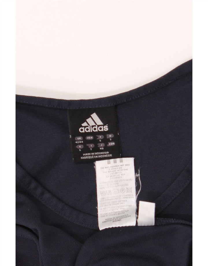 Adidas Débardeur Homme UK 42/44 Large Bleu Marine Polyester