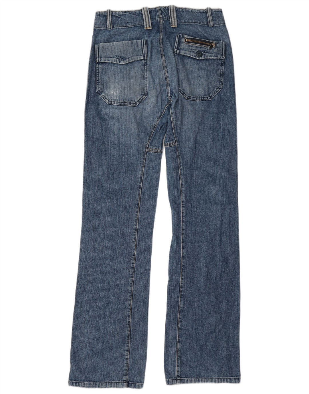 Jean Bootcut Femme Diesel W28 L34 Bleu Coton