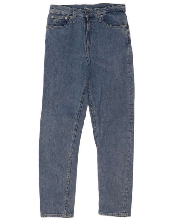 Tommy Hilfiger Jean Slim Izzie Taille Haute Femme W26 L28 Bleu Coton