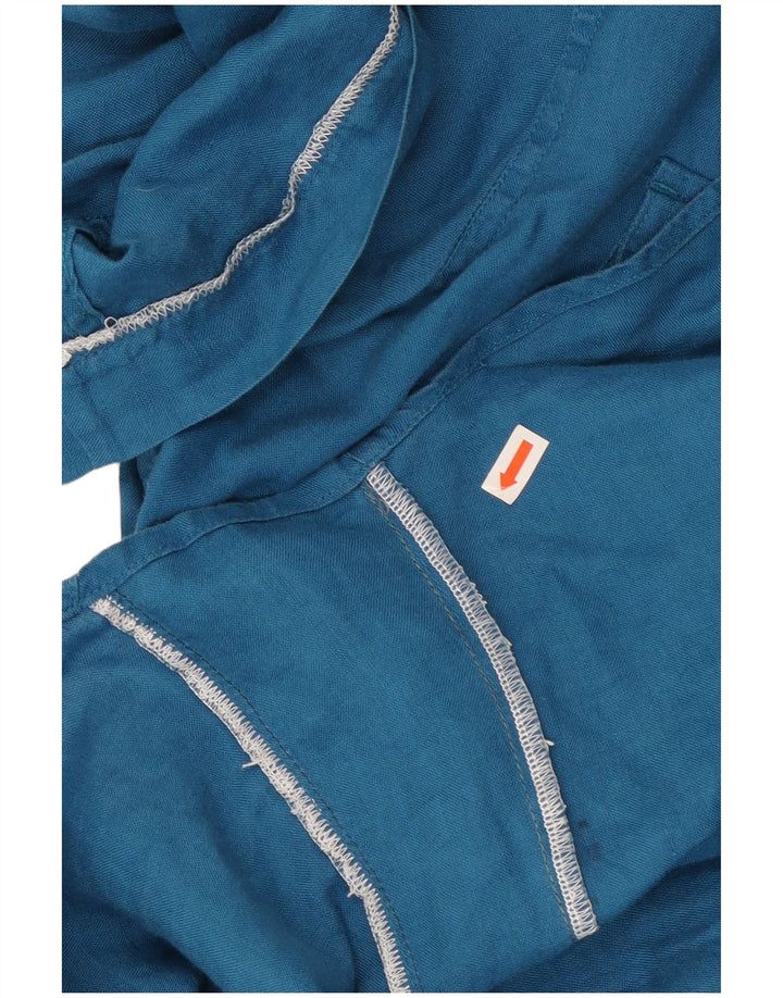 TOMMY HILFIGER Chemise à manches courtes sur mesure pour homme XL Bleu