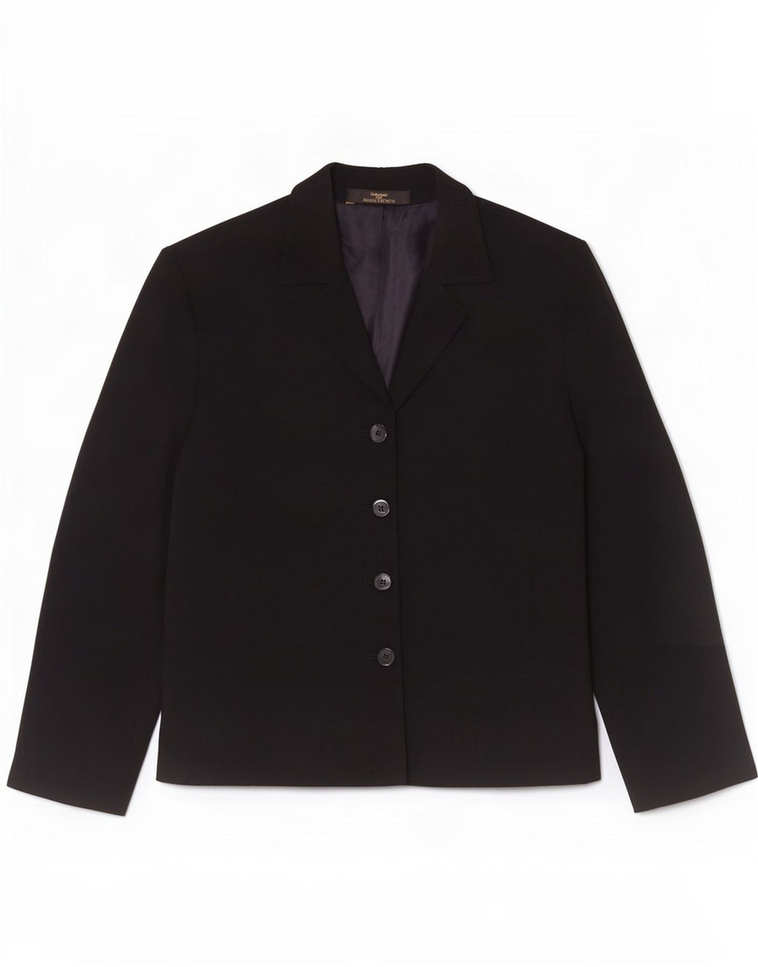 Marks & Spencer Veste blazer St. Michael 4 boutons pour femme UK 16 Large Noir