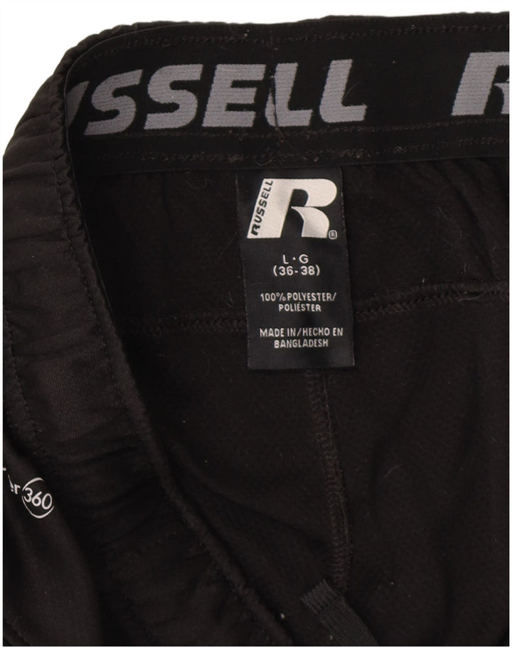 Russell Athletic Short de sport pour homme Taille L en polyester noir