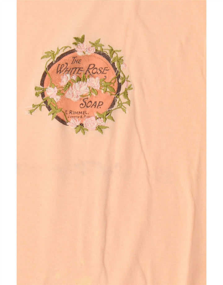 vintage Femme Débardeur UK 14 Rose Moyen
