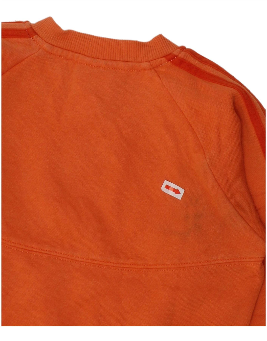 ADIDAS Sweat-shirt bébé fille 12-18 mois en coton color block orange