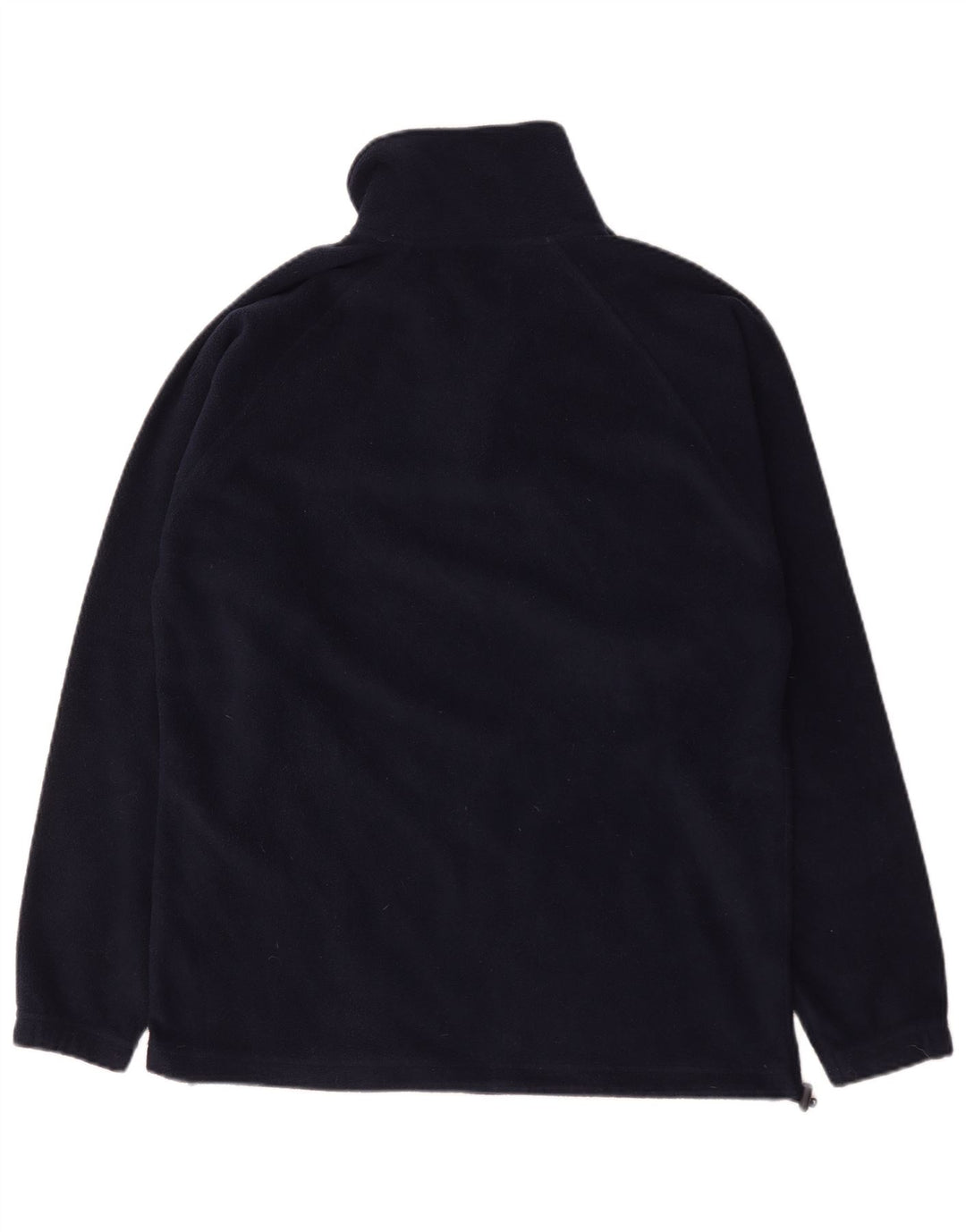 Kappa Pull polaire à col zippé pour homme, petit, bleu marine, polyester