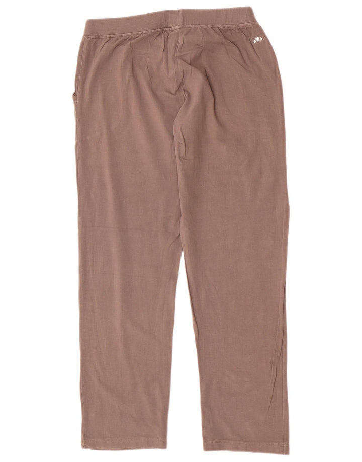 Ellesse Pantalon de survêtement pour femme UK 12 Marron moyen Coton
