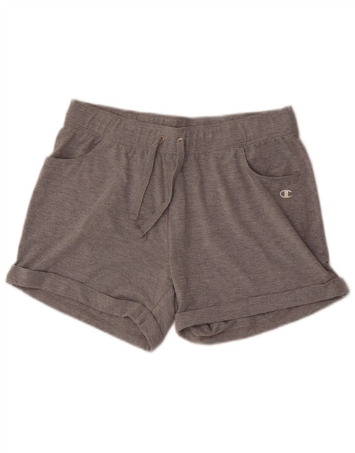 Champion Short de sport pour femme UK 12 Coton gris moyen