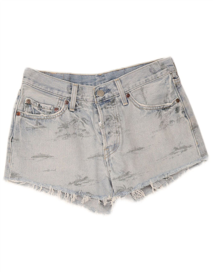 Levi's Short en Jean 501 Femme W26 Petit Bleu Coton