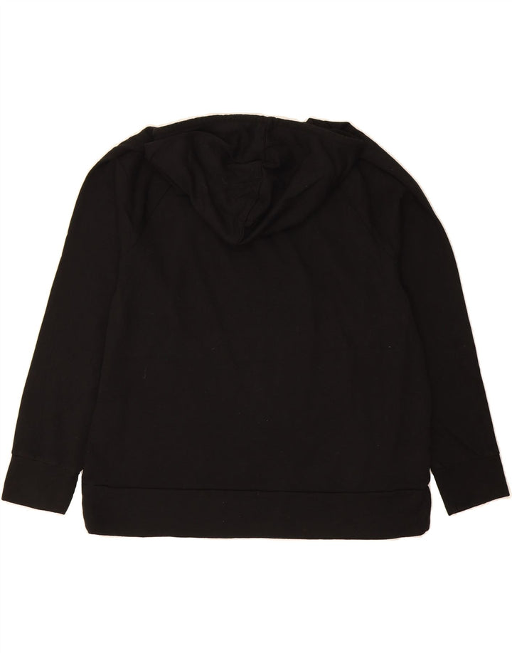 EDDIE BAUER Womens Hoodie Jumper UK 18 XL Black Polyester Vintage Eddie Bauer and Second-Hand Eddie Bauer from Messina Hembry 