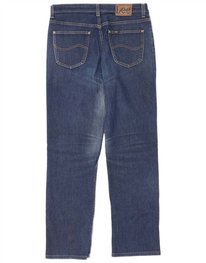 Lee Jean Droit Brooklyn W34 L34 Homme Bleu Coton