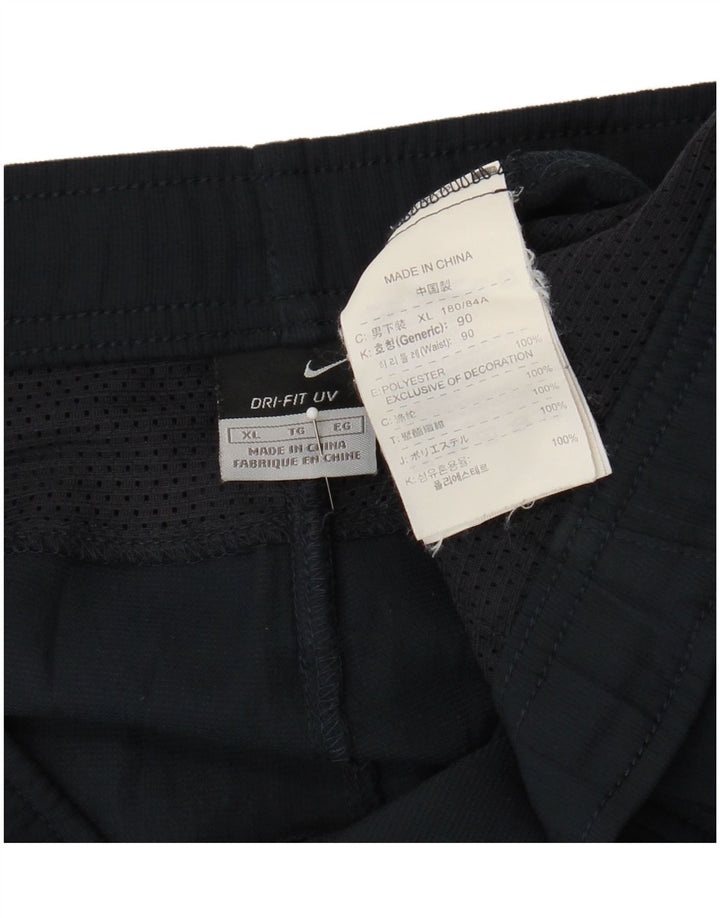 Nike Short chino Dri Fit pour homme XL W38 Bleu marine Polyester