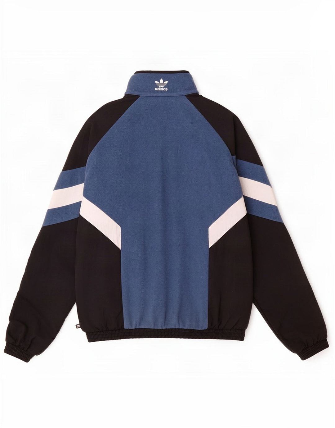 Adidas Hommes Pull Survêtement Top Veste Petit Bleu Colorblock Polyester