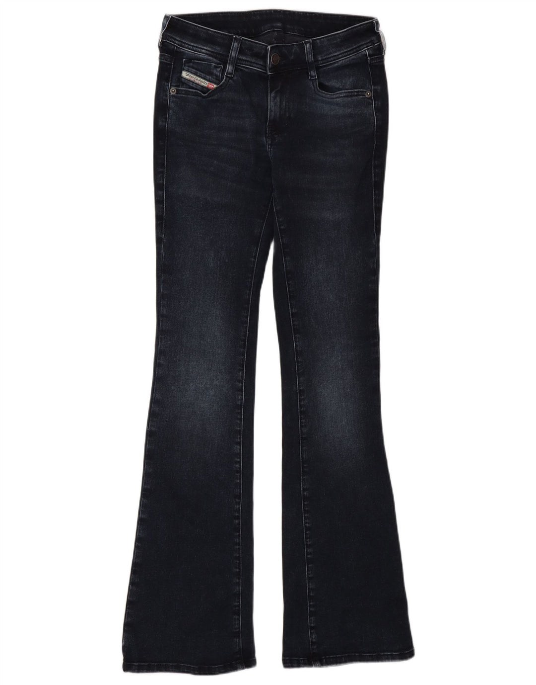 Jean évasé Femme Diesel W24 L32 Bleu Marine Coton