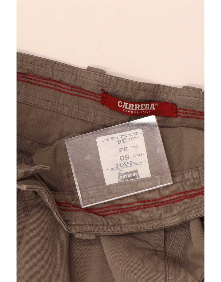 Carrera Short Cargo W34 Large Gris Coton Homme