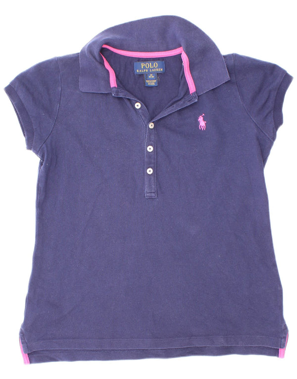 Polo Ralph Lauren Chemise Fille 8-9 ans Coton Bleu Marine Moyen