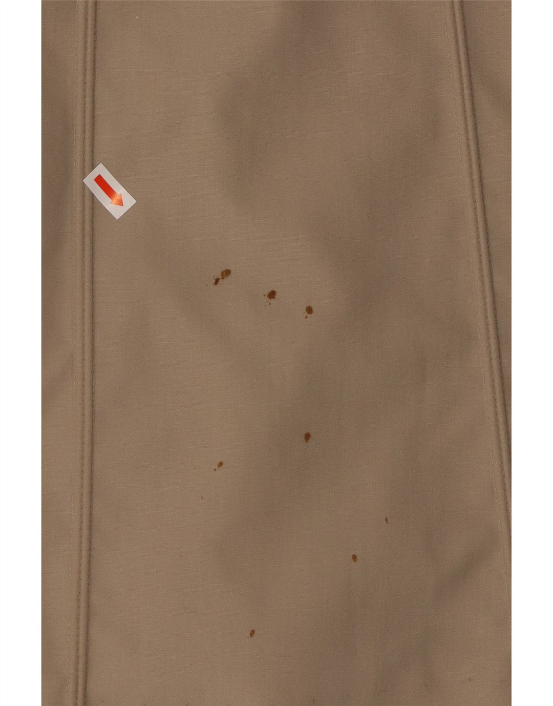 VINTAGE Femmes Oversize Fausse Fourrure Pardessus EU 40 Polyester Beige Moyen