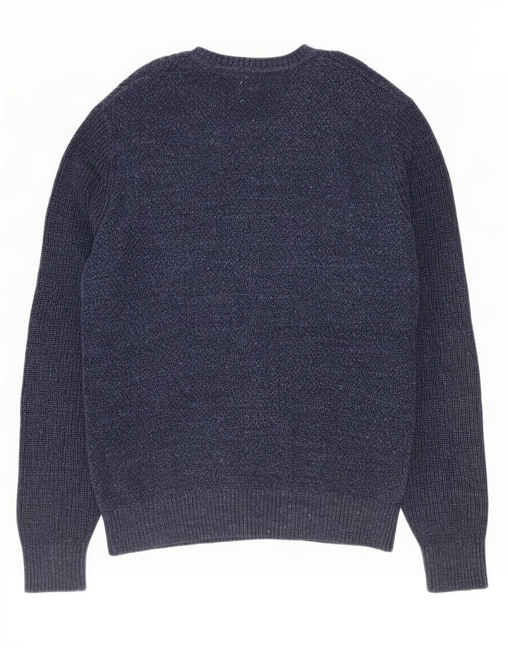Gap Pull Col Ras Du Cou Homme Bleu Marine Moyen Coton