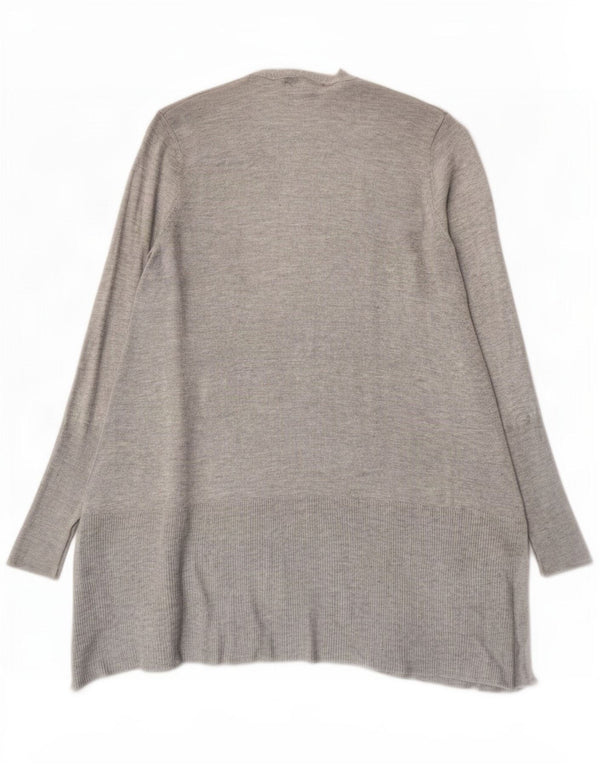 Marks & Spencer Pull cardigan ouvert long pour femme UK 10 Small Gris