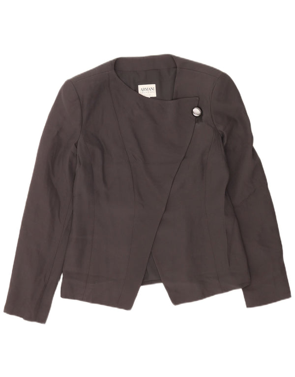 Armani Collezioni Veste Blazer 1 Bouton Femme IT 42 Acétate Noir Moyen