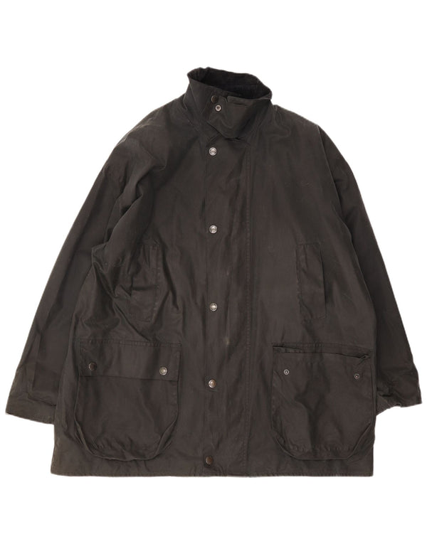 MC Orvis Veste ample en coton ciré pour homme UK 40 Large Noir