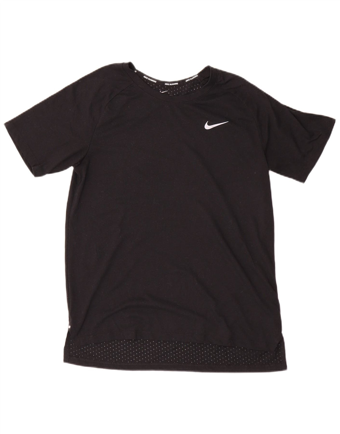 Nike Hommes Dri Fit T-Shirt Haut Noir Moyen Polyester