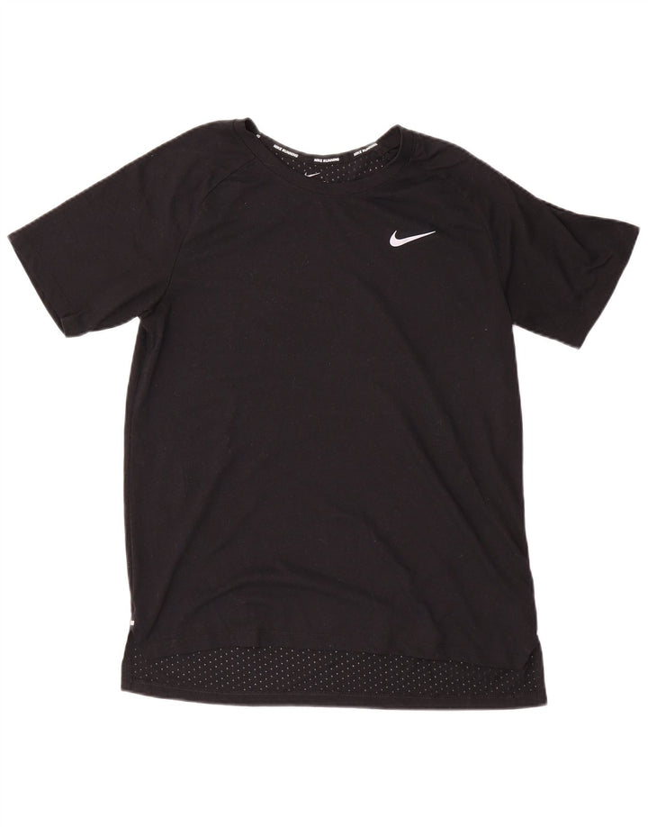 Nike Hommes Dri Fit T-Shirt Haut Noir Moyen Polyester