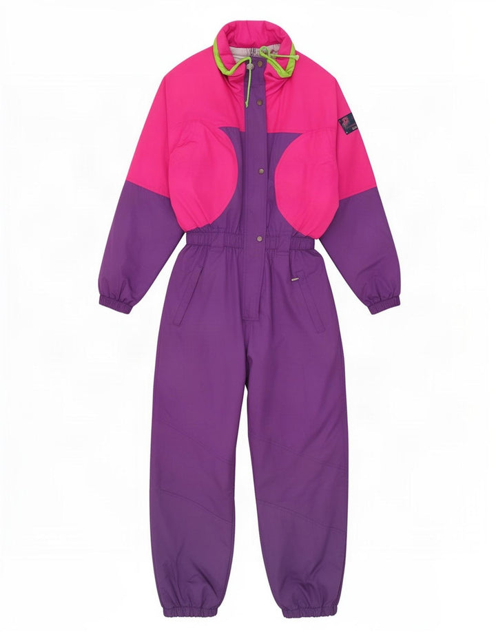 Dubin Combinaison de ski pour femme UK 16 Large Violet Colourblock Polyester