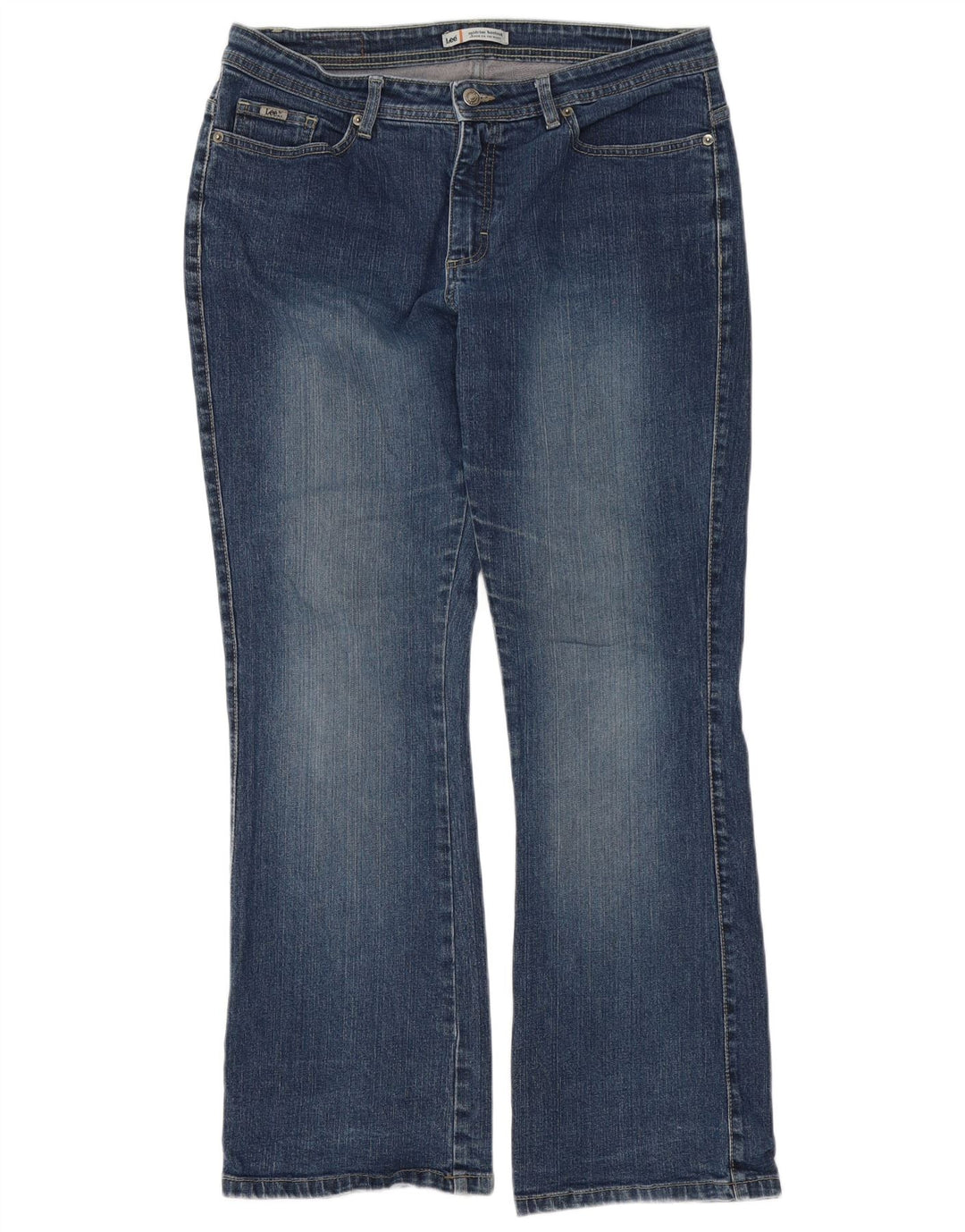 Lee Jean bootcut taille moyenne pour femme US 12 Large W32 L31 Bleu Coton
