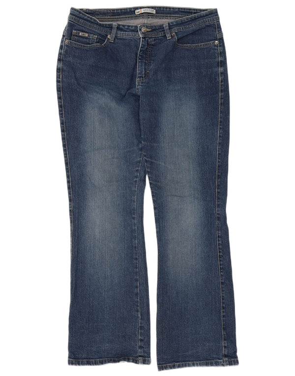 Lee Jean bootcut taille moyenne pour femme US 12 Large W32 L31 Bleu Coton