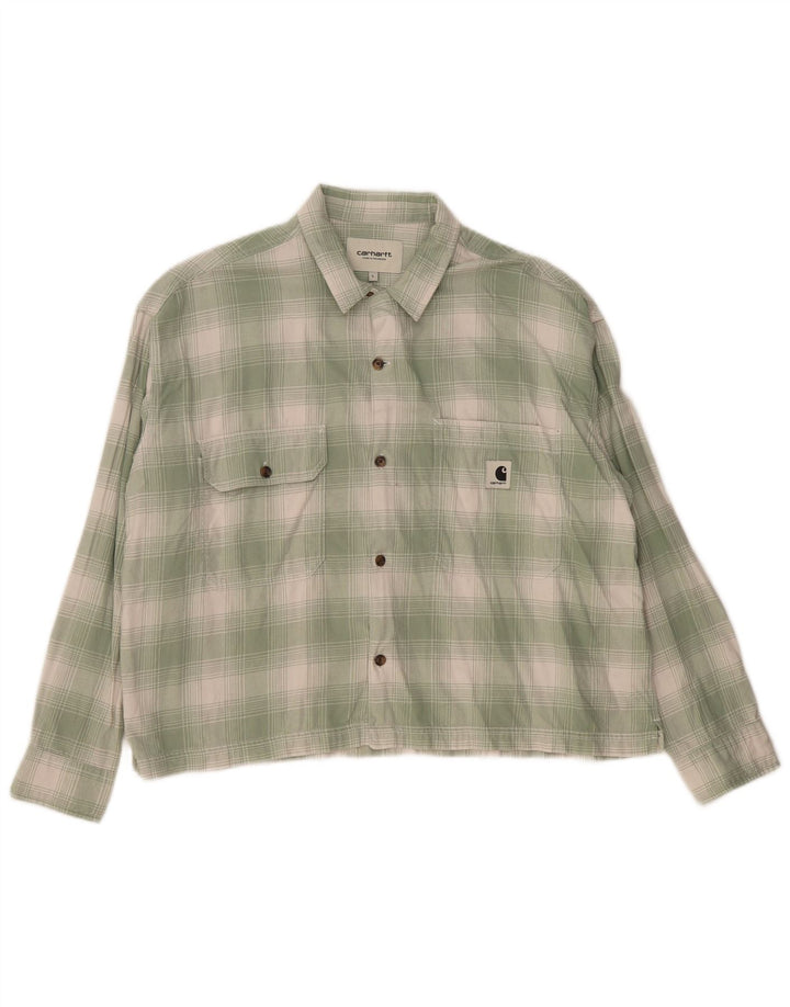 CARHARTT Chemise Homme Grand Carreau Vert Coton