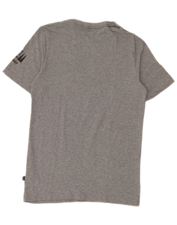 Puma T-Shirt Graphique Homme Petit Gris Coton