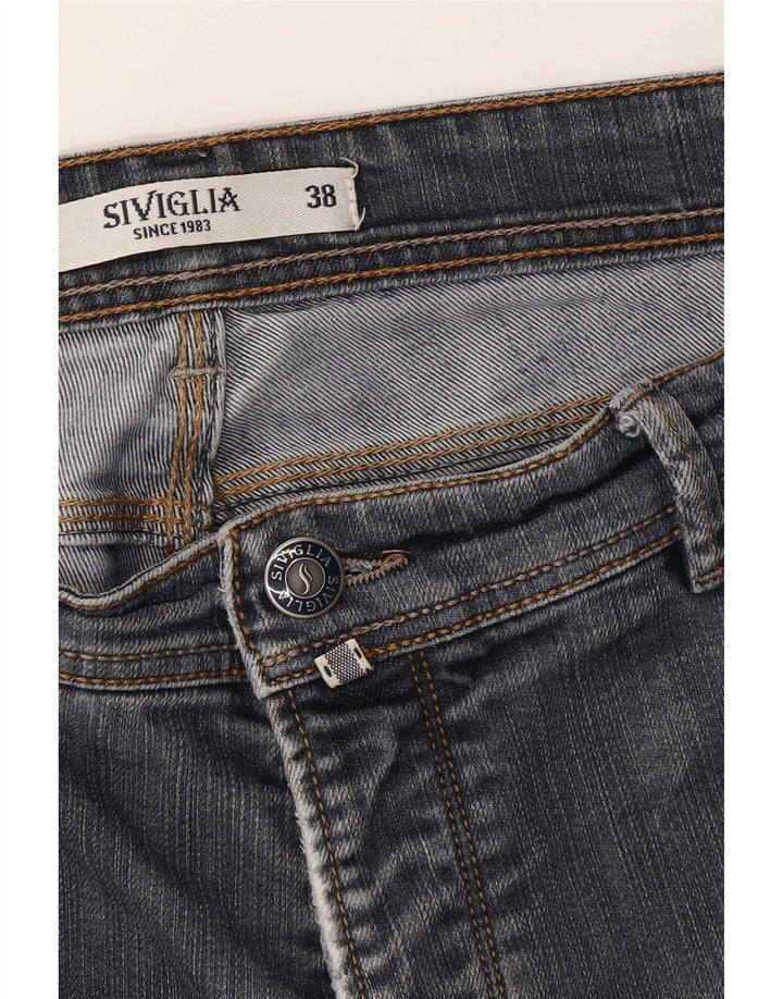 SIVIGLIA Jean Slim Homme W38 L36 Bleu