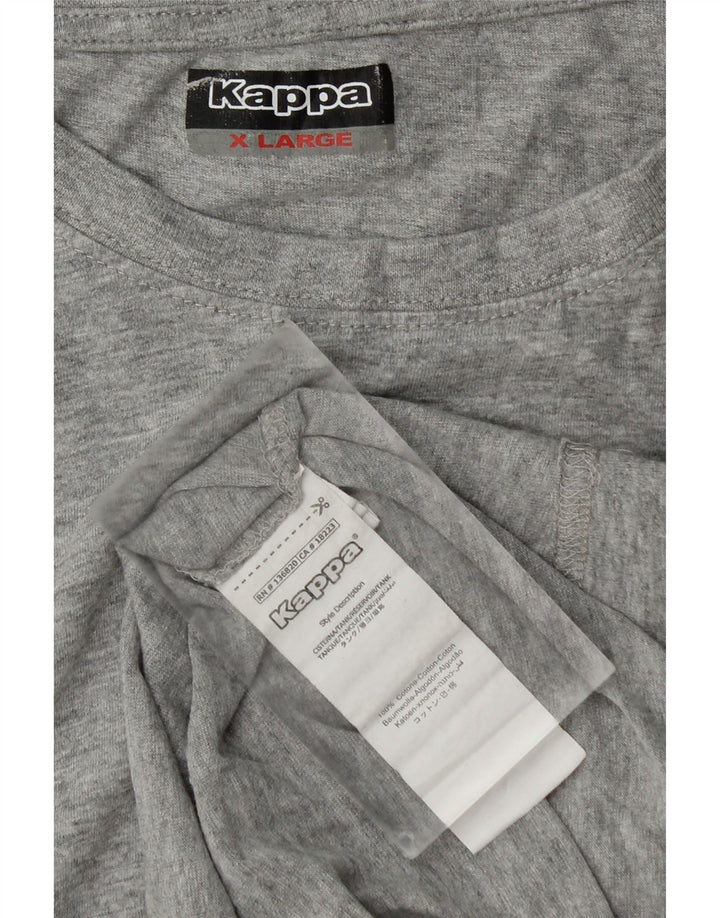 Kappa Débardeur Homme XL Gris Moucheté Coton