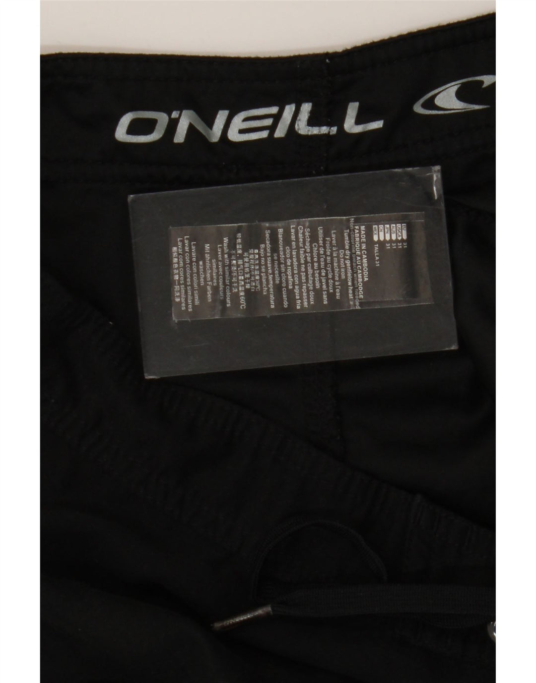 O'Neill Short de bain homme noir moyen polyester