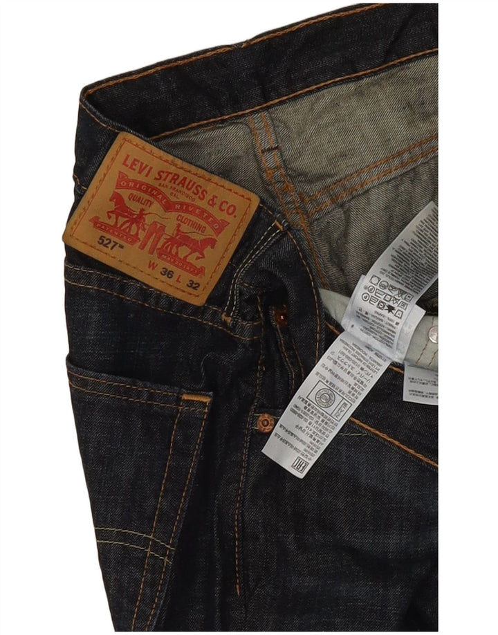 Levi's Jean 527 Bootcut Homme Bleu Marine W36 L32 Coton