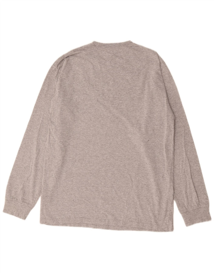 Vans Haut coupe classique à manches longues pour homme en coton moucheté gris moyen