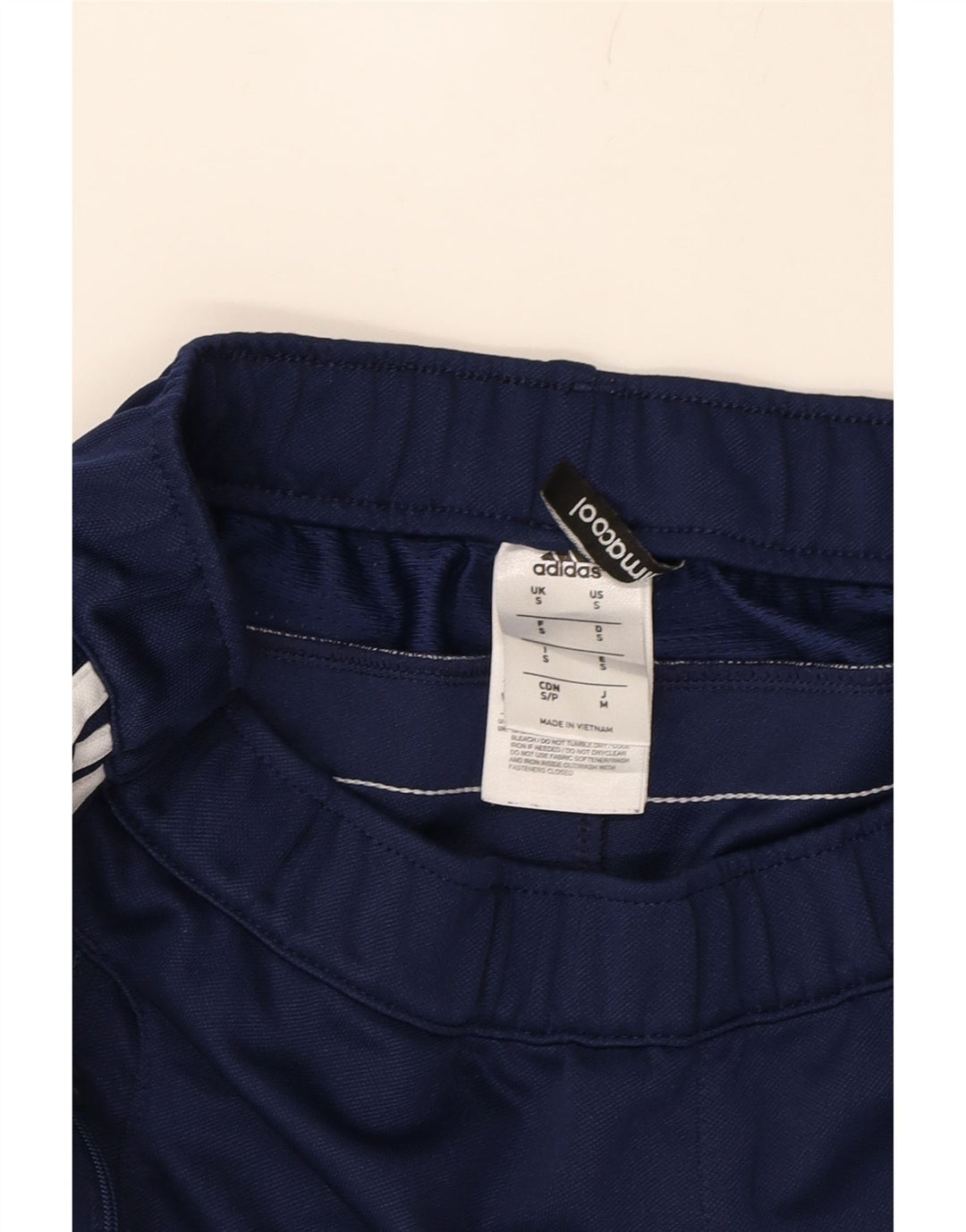 ADIDAS Mens Climacool Graphic Tracksuit Trousers Small  Navy Blue Vintage Adidas and Second-Hand Adidas from Messina Hembry 