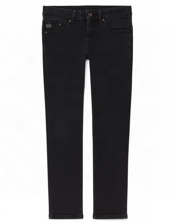 G-Star Femme Midge Taille Basse Jean Slim W27 L28 Bleu Marine Coton