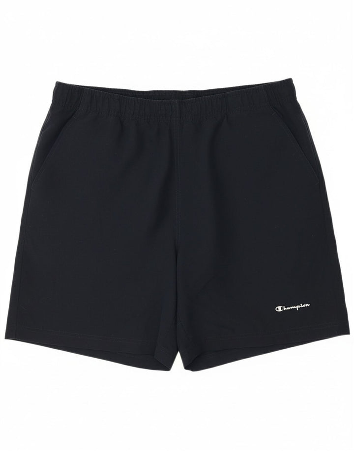 CHAMPION Mens Sport Shorts XL  Navy Blue Polyester