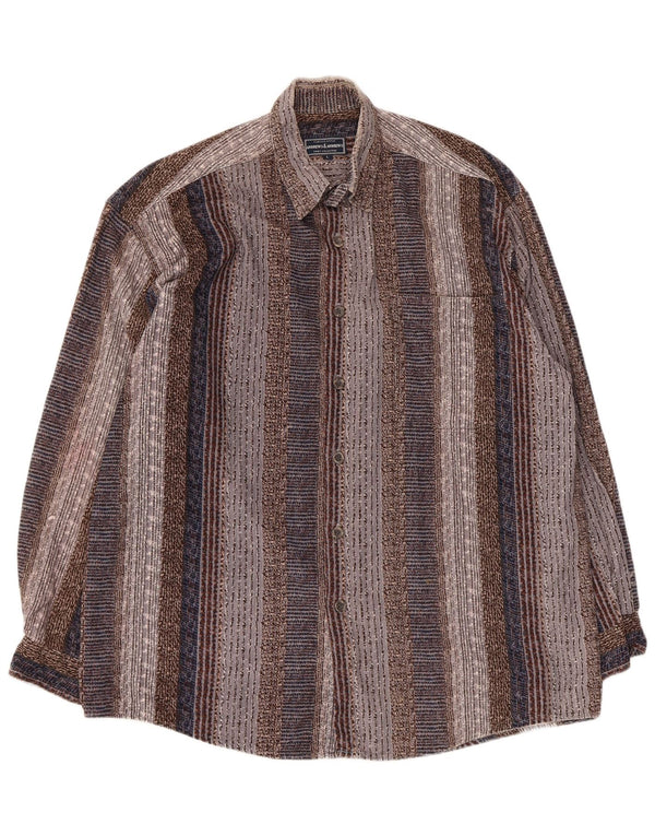 Chemise Homme Vintage Grande Rayée Multicolore