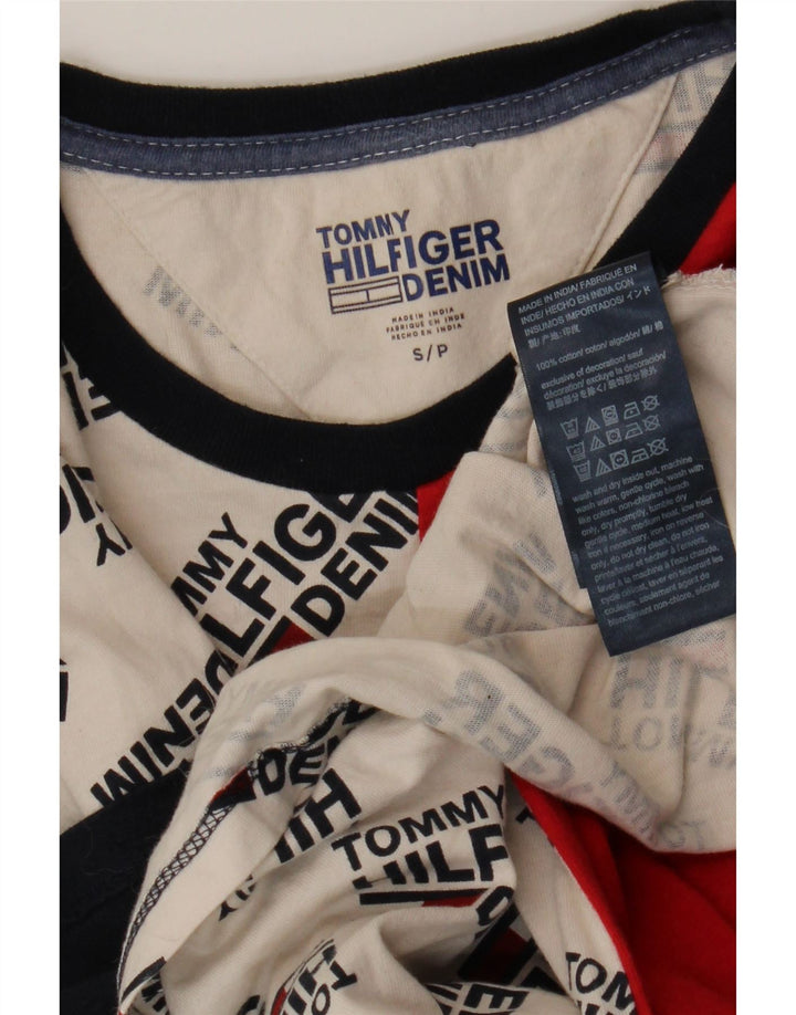 Tommy Hilfiger T-Shirt Graphique Homme Petit Multicolore Colourblock
