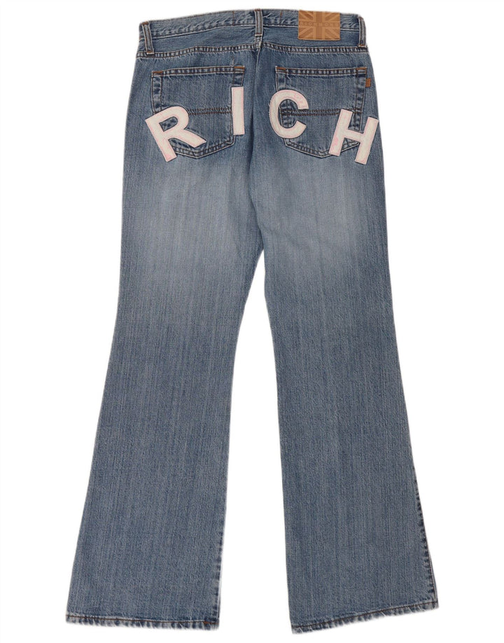 Richmond Jean bootcut graphique pour femme IT 44 Medium W30 L32 Bleu Coton