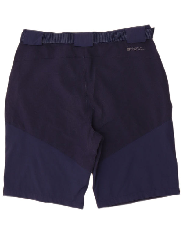 Mountain Warehouse Short cargo pour homme W34 en polyester bleu marine Taille L