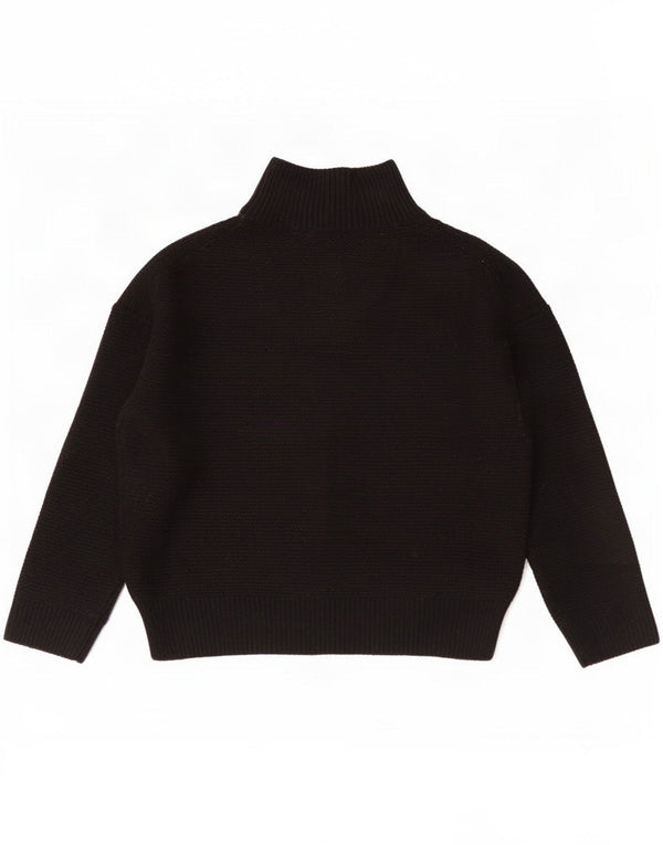 The White Company Pull à col roulé Label pour femme UK 14 Medium Blac