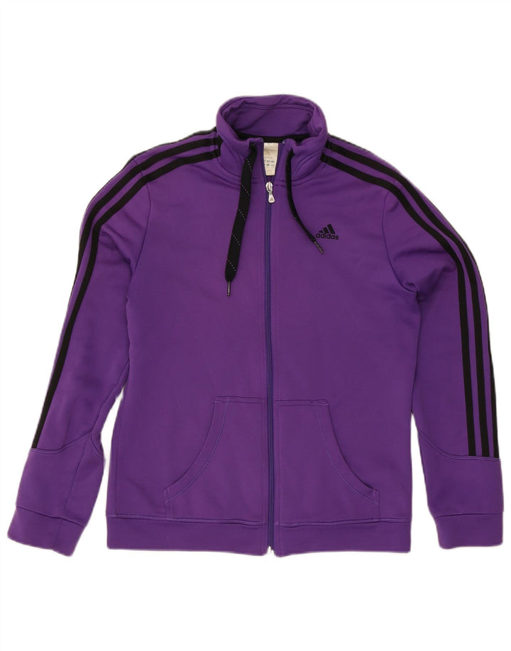 Adidas Veste de survêtement pour femme UK 14 Violet moyen Polyester